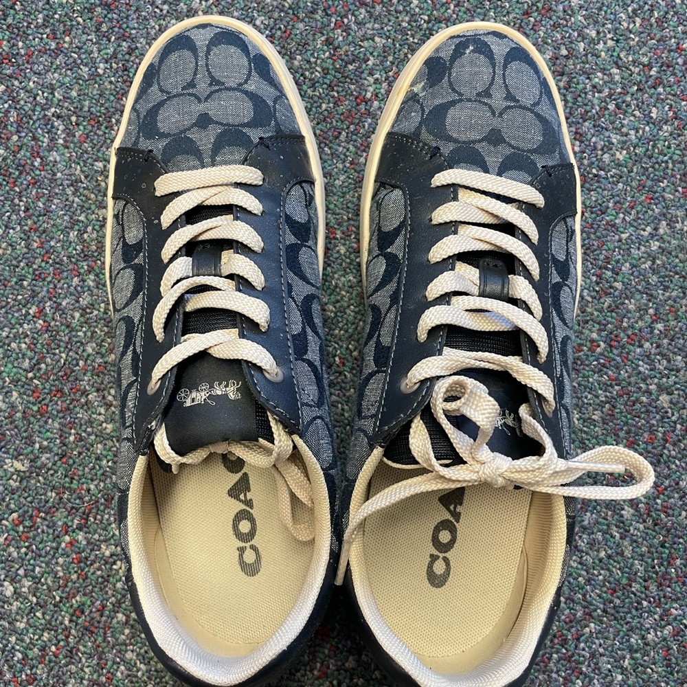 Mens Coach slip on shoes